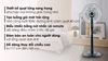 Ảnh Quạt đứng Sharp 3 cánh PJ-S40RV-DG 50W 0
