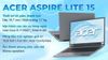 Ảnh Laptop Acer Aspire Lite 15 51M 55NB i5 1155G7/8GB/512GB/Win11 (NX.KRSSV.001) 0