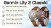 Ảnh Đồng hồ thông minh Garmin Lily 2 Classic 34mm dây da 0