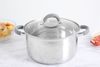 Ảnh Nồi inox 3 đáy nắp kính 24 cm Hommy CW-S042-24 0