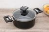 Ảnh Nồi nhôm chống dính nắp kính 18 cm Delites NCDE001-18 0