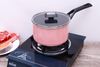 Ảnh Quánh nhôm chống dính nắp kính 18 cm Kims Cook EARM318H 0