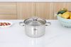 Ảnh Nồi inox 5 đáy nắp kính 18 cm Green Cook GCS243-18IH 0