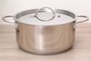 Ảnh Nồi inox 3 đáy nắp inox 20 cm Delites NE013-20 0
