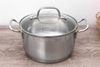 Ảnh Nồi inox 3 đáy nắp kính 18 cm Fivestar N18-5DG 304 0