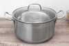Ảnh Nồi inox 3 đáy nắp kính 24 cm Fivestar N24-5DG 304 0