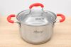 Ảnh Nồi inox 5 đáy nắp kính 16 cm Sunhouse Mama SHG2516MSD 0