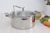 Ảnh Nồi inox 3 đáy nắp kính 24 cm Delites 001NTA 0