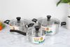 Ảnh Bộ nồi quánh inox 3 đáy nắp kính Easycook Supor H20211-T1 0