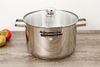 Ảnh Nồi inox 3 đáy nắp kiếng 28 cm Happycook NC-28G 0