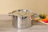 Ảnh Nồi inox 304 3 đáy nắp inox 24 cm Fivestar N24-304OV 0