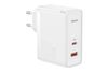 Ảnh Bộ Adapter Sạc 2 cổng USB Type C PD QC 3.0 GaN5 kèm Cáp Type C - Type C 1m 100W Baseus CCGAN100E5 0