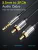 Ảnh Cáp Audio Vention 3.5mm Male to 2RCA Male 1.5m BCFBG 0