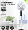 Ảnh Quạt cây 5 cánh Coex CF-7120A (Màu trắng đen, Điều khiển từ xa) 0