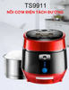Ảnh Nồi cơm điện tử tách đường 1,5L Tiross TS9911- đỏ/vàng 0