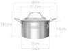 Ảnh Nồi Inox 3 lớp đáy liền Tri-Max-Elmic 2353736(28cm) 0