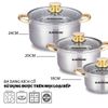 Ảnh Bộ nồi inox 5 đáy Sunhouse SH781 0
