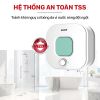 Ảnh Bình nóng lạnh gián tiếp 30L Roler RWH-8117 (Kiểu vuông) 0