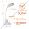 Ảnh Đèn bàn LED Nanoco 10W trắng, đổi màu, chỉnh as NDK10WC 0