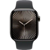 Ảnh Apple Watch Series 10 42mm 4G Viền Titan Dây Cao Su Size M/L Đen MWXH3SA/A 0