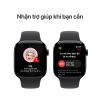 Ảnh Apple Watch Series 10 42mm 4G Viền Nhôm Dây Cao Su Size S/M Đen MWX63SA/A 0