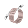 Ảnh Cáp từ tính tự cuộn 9FIT USB-C to USB-C 1M Pink - 9C10MCCP 0