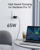 Ảnh Củ sạc 3 cổng dùng cho điện thoại di động, công suất 65W, hiệu Anker A2667J12 0