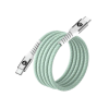 Ảnh Cáp từ tính tự cuộn 9FIT USB-C to USB-C 1M Green - 9C10MCCG 0