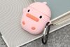 Ảnh Túi đựng AirPods 1 & 2 Silicone kèm móc JM FR03 0