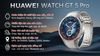 Ảnh Đồng hồ thông minh Huawei Watch GT 5 Pro 46mm viền Titanium dây Titanium 0