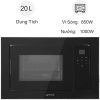 Ảnh Lò Vi Sóng Có Nướng Âm Tủ SMEG FMI120N2 20 Lít 0