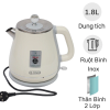 Ảnh Bình Đun 2 Lớp Cao Cấp Titani TK-1830 0