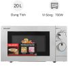 Ảnh Lò vi sóng Sharp R-207VN-SL 20 lít 0
