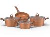 Ảnh Bộ Nồi Chảo Ceramic Đáy Từ Sunhouse SHG2008MCA 0