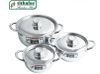 Ảnh Bộ Nồi Bầu Inox 430 Tithafac TF02 0