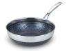 Ảnh Chảo Sâu Noon Song Inox Đáy Từ Nắp Kính Chống Dính 2 Mặt Kims Cook 28cm 0