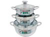 Ảnh Bộ Nồi Bầu Inox 430 Đáy Từ TF03 0