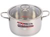 Ảnh Nồi inox cao cấp 3 đáy nắp kính Happycook Delux N16-DLGP 16 cm 0