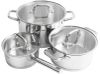 Ảnh Bộ Nồi New Triumph 5 Đáy KimsCook KCTUSET6PCS 6 Chi Tiết 0