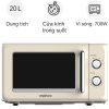 Ảnh Lò Vi Sóng Simplehome P70H20L-KSB 20 Lít Phong Cách Retro Cổ Điển 0