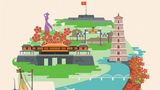 Thử tài đoán danh thắng qua bộ lịch hành trình xuyên Việt - Phần 3 năm 2025