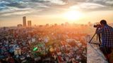 Từ trên cao trông xuống những sắc màu Hà Nội năm 2025