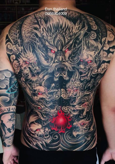 Tác phẩm nghệ thuật ấn tượng tại Đan Thailan Tattoo