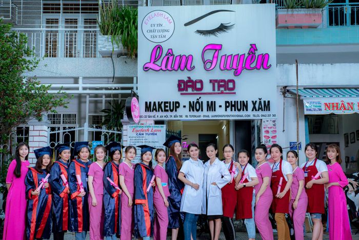 Hình ảnh không gian đào tạo tại Eyelash Lam