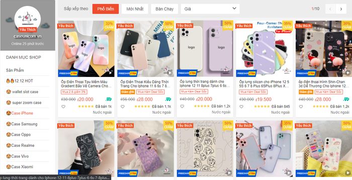 Những mẫu ốp lưng bắt mắt tại Caseunicorn