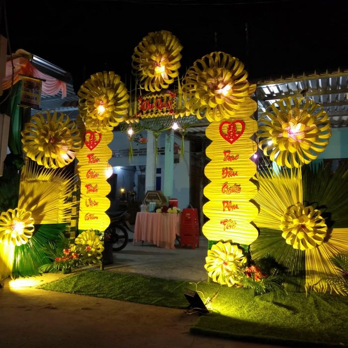 Ảnh 1 Cổng Cưới Lá Dừa Ba Tri