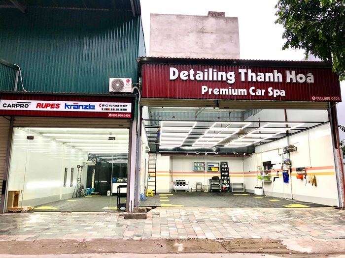 Không gian làm việc tiêu chuẩn tại Detailing Thanh Hóa