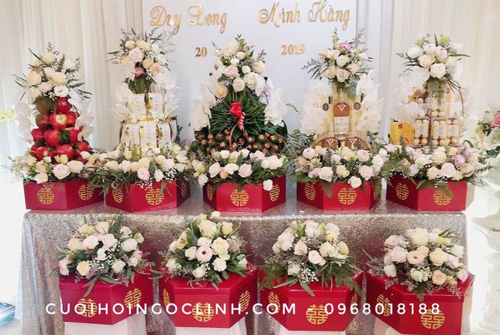 Bộ sưu tập tráp cưới tinh xảo từ Ngọc Linh Wedding & Decor
