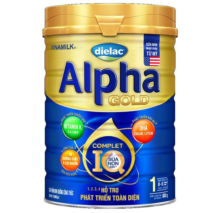 Hình ảnh sữa bột Dielac Alpha Gold IQ 2