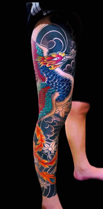 Tattoo Bình Cháy hình 2